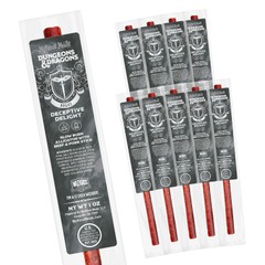 Mythical Meats: Dungeons & Dragons Snack Sticks - Rogue Deceptive Delight (Slow Burn Alligator with Beef and Pork Stick)