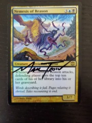 Nemesis of Reason - SIGNED (black sharpie)