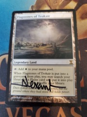 Flagstones of Trokair (Signed by artist in black) - Time Spiral Slight Play