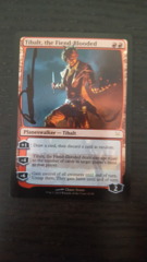 Tibalt, the Fiend-Blooded - Signed foil - Duel Deck SP (black ink)