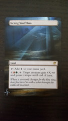 Kessig Wolf Run - Altered Art #1 - Innistrad NM