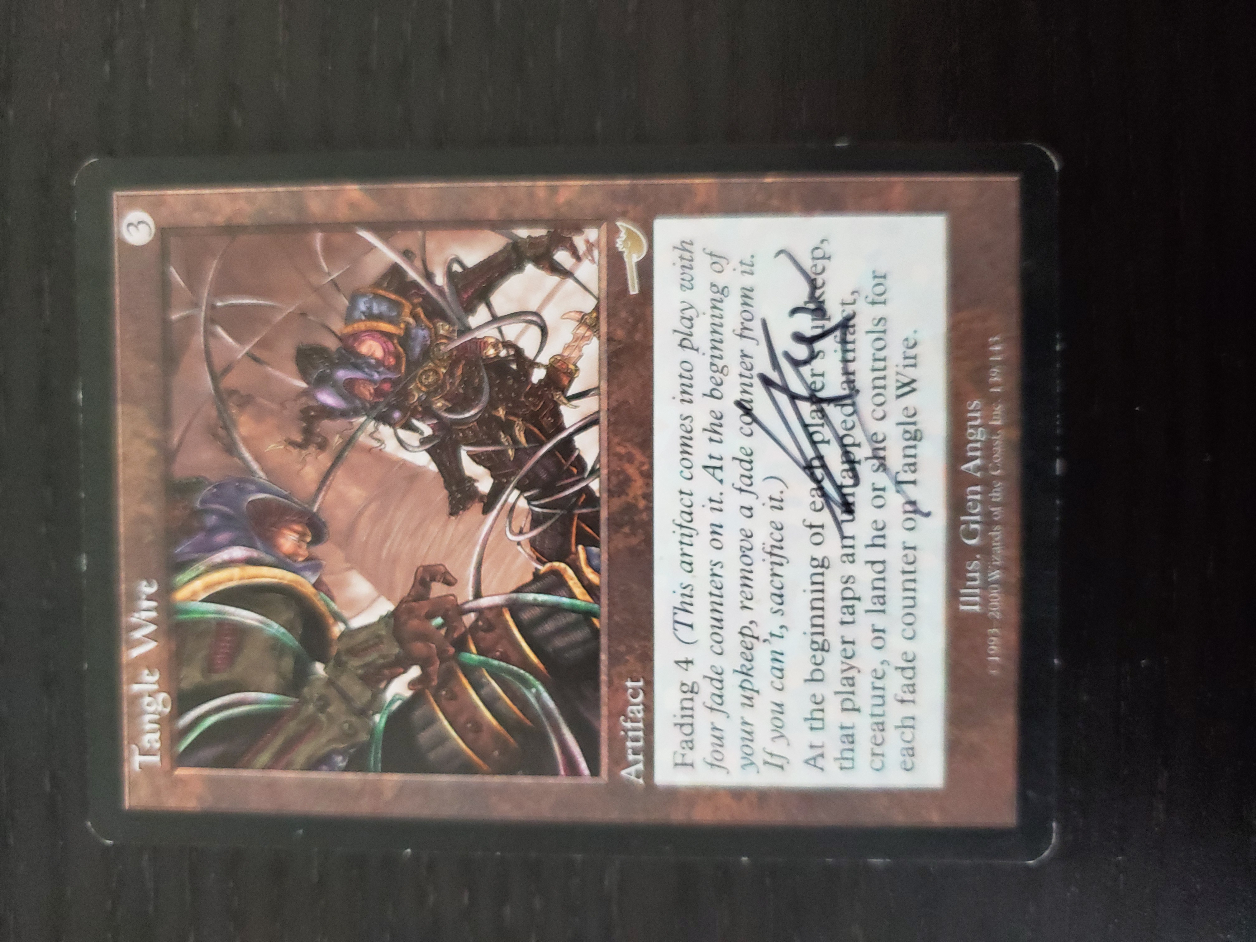 Tangle Wire - SIGNED (black pen)