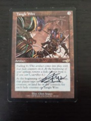 Tangle Wire - SIGNED (black pen)