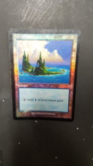 Island - misprint promo (urza's saga)
