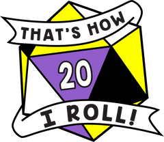 Foam Brain Games - That's How I Roll Pride Pin - NonBinary