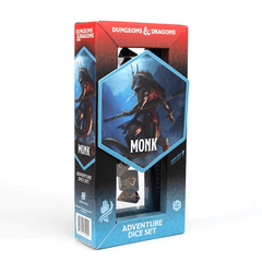 Dungeons and Dragons: Adventure Dice: Monk Blue and Gold