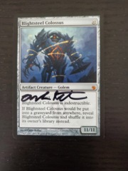 Blightsteel Colossus - SIGNED (black sharpie)