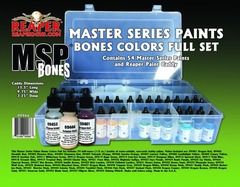 Reaper Master Series Bones Ultra-Coverage Paints Basic Set (09401-09454)
