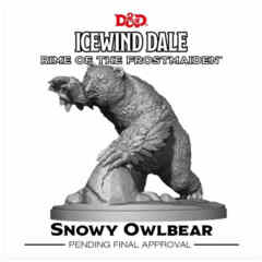 D&D Dungeons and Dragons - Icewind Dale Rime of the Frostmaiden: Snowy Owlbear