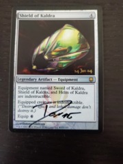 Shield of Kaldra - Promo SIGNED FOIL