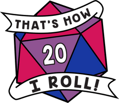 Foam Brain Games - That's How I Roll Pride Pin - Bisexual