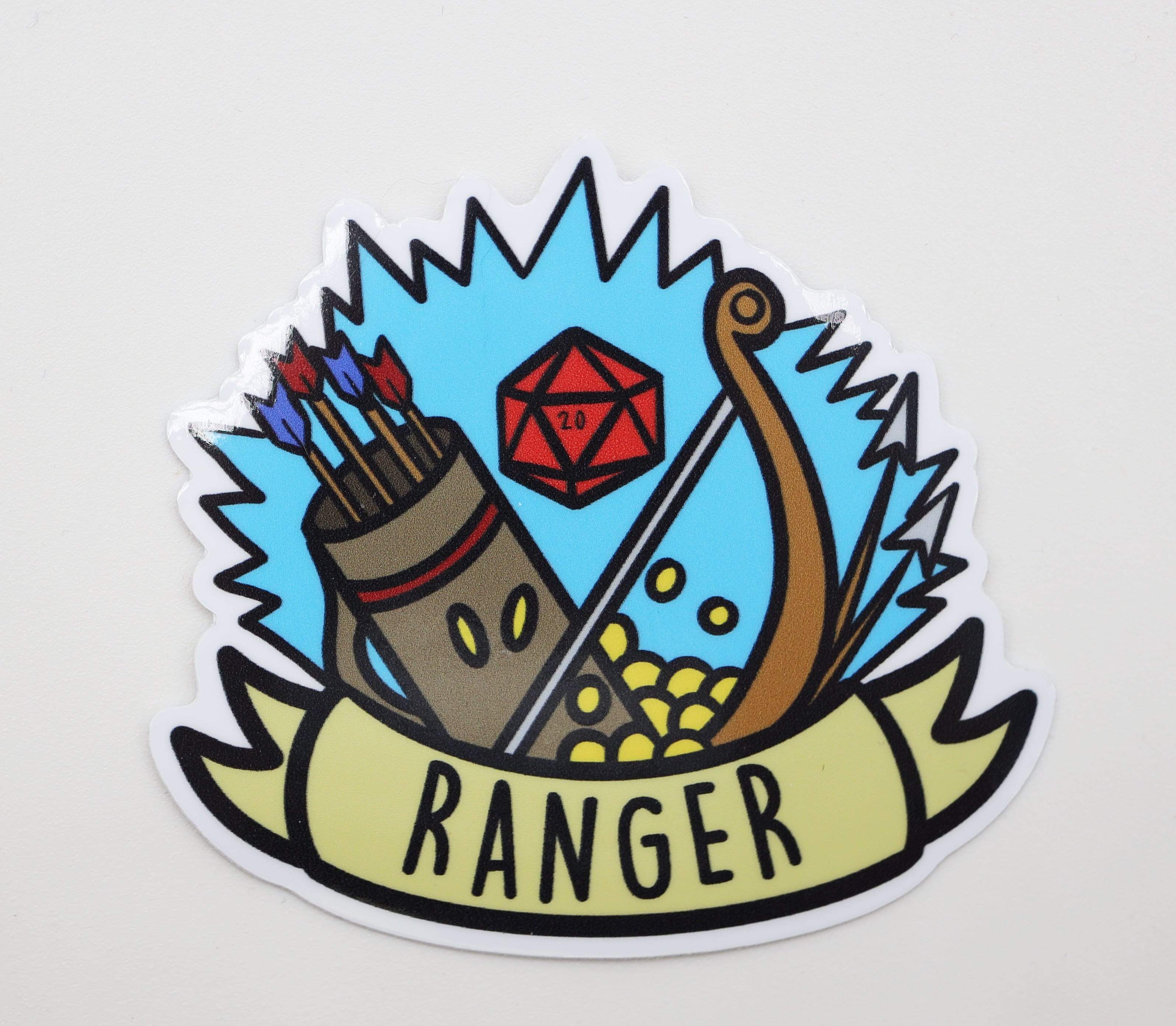 Foam Brain Games - Banner Class Sticker: Ranger