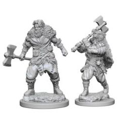 Dungeons And Dragons: Nolzur's Marvelous Unpainted Miniatures - W1 Human Male Barbarian