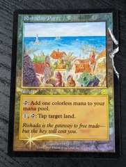 Rishadan Port - Foil Mercadian Masques Damaged (chewed on by a precious bunny)