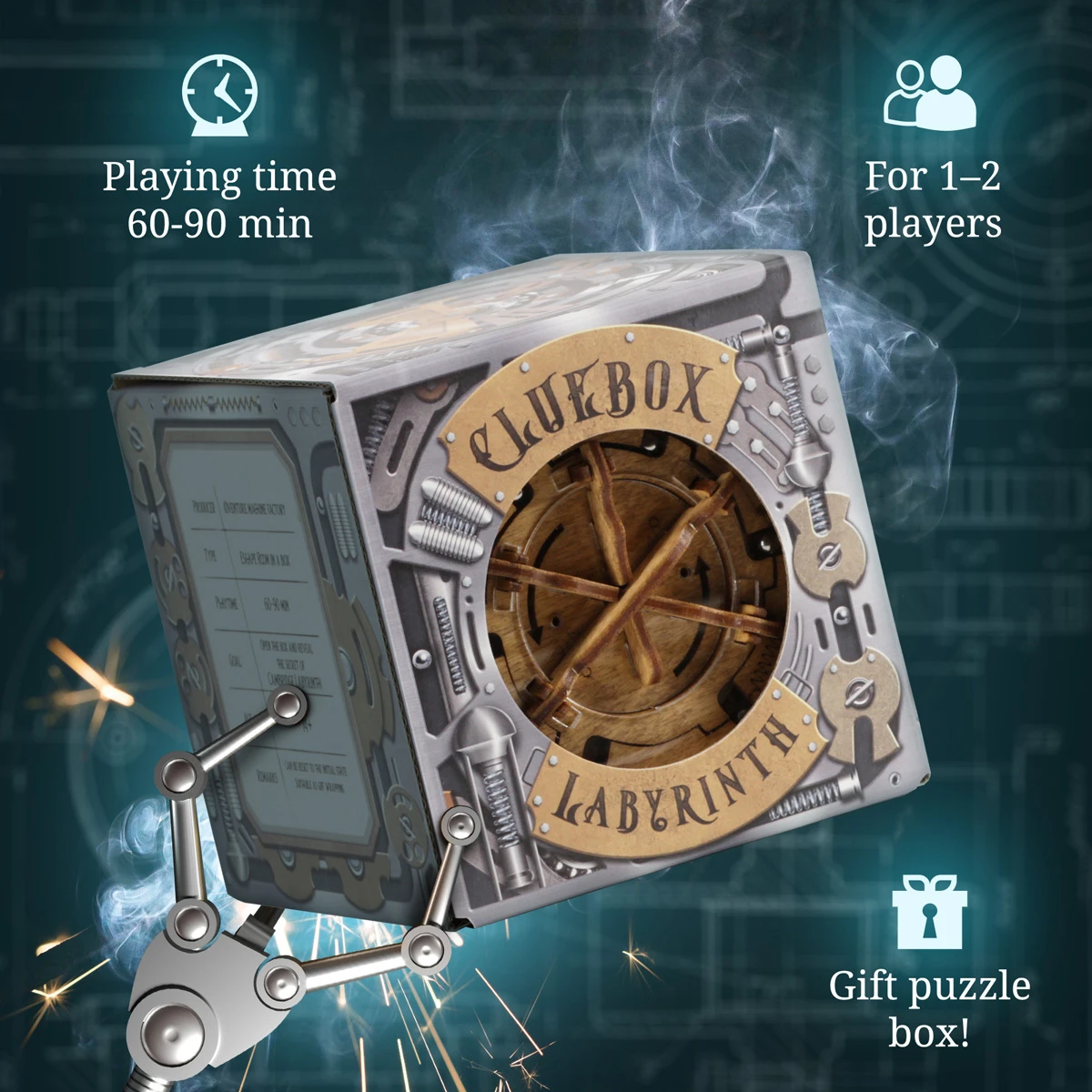 Cluebox - Escape room in a box. Cambridge Labyrinth