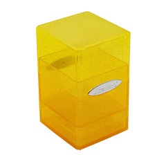 Ultra Pro Satin Tower Deck Box - Glitter Yellow (BL)