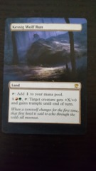 Kessig Wolf Run - Altered Art #2 - Innistrad NM