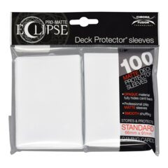 Ultra Pro: Eclipse Deck Protector Sleeves - Arctic White Standard 100CT UP85600