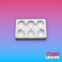 Turbo Dork: Non-Stick Silicone Dry Palette: Small White