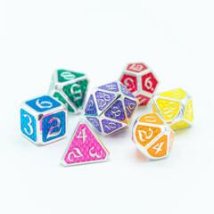 7 Piece RPG Set - Drakona Rainbow Celebrate Price 2021