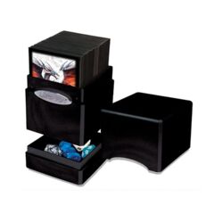 Ultra Pro Satin Tower Deck Box - Midnight Black
