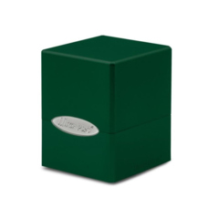 Ultra Pro Deck Box: Hi-Gloss Emerald Satin Cube
