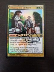 Congregation at Dawn - SIGNED FOIL (black sharpie)