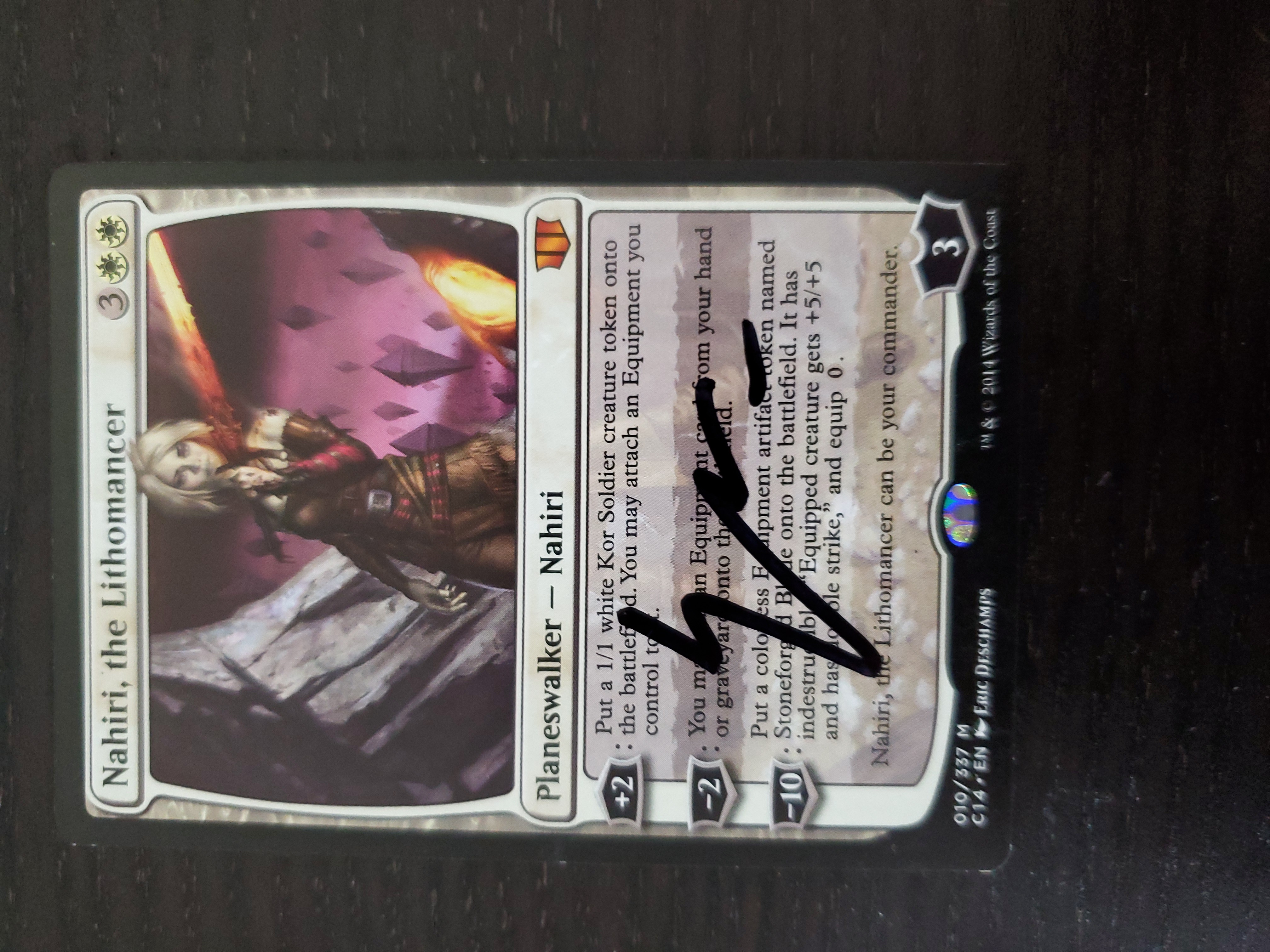 Nahiri, the Lithomancer - SIGNED