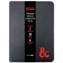 Ultra Pro Dungeons and Dragons Premium Zippered Book and Character Folio