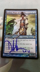 Teferi, Mage of Zhalfir - ALTERED ART & SIGNED - Time Spiral