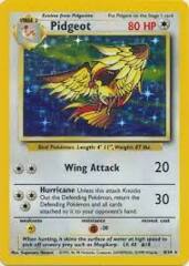 Pidgeot - 8/64 - Holo Rare - Unlimited Edition - Missing Set Symbol