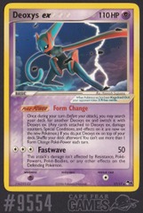Deoxys ex (Speed) - 17/17 - Ultra Rare - #9554