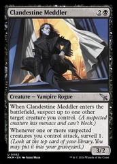 Clandestine Meddler (b) - (white curtains) - Foil