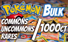 Bulk Pokemon Commons/Uncommons (1,000ct) NO BASIC ENERGY