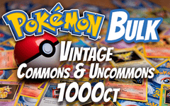 Bulk Pokemon Vintage Commons/Uncommon (1,000ct)