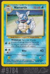 Wartortle - 42/102 - Unlimited - MISPRINT - #9784