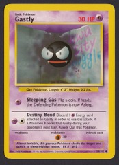 Gastly - 50/102 - Common - Uk 4th Print 1999-2000