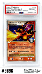 Charizard [G] LV.X - 143/147 Holo Rare - PSA 10 - #9896