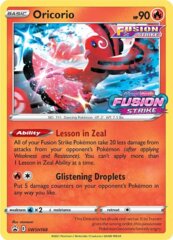 Oricorio - SWSH168 - Prerelease Promo - SWSH Black Star Promo