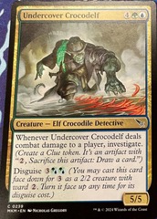 Undercover Crocodelf (b) - (green rope) - Foil