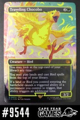 Traveling Chocobo - Foil - Borderless - Neon Ink Yellow - #9544