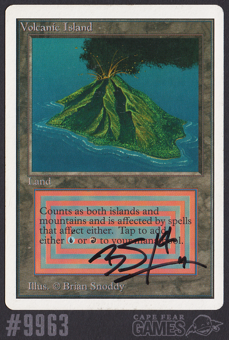 Volcanic Island (Signed) #9963