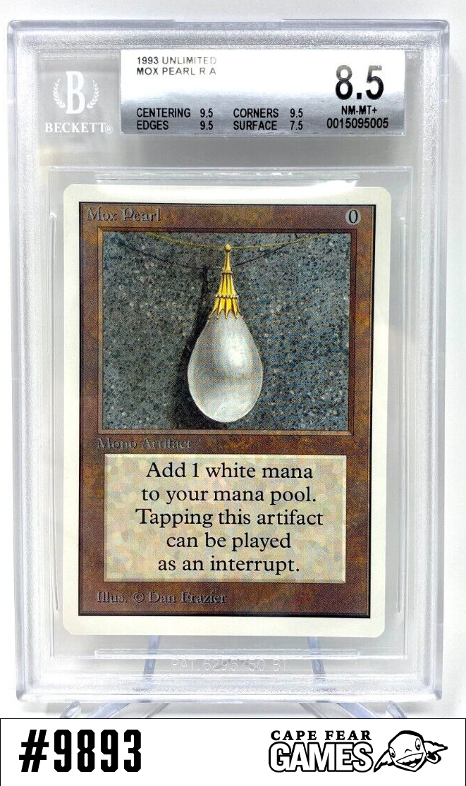 MTG Mox Pearl - Unlimited - BGS 8.5 - #9893, NM-Mint