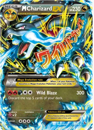 Mega-Charizard EX - 69/106 - Holo Rare EX