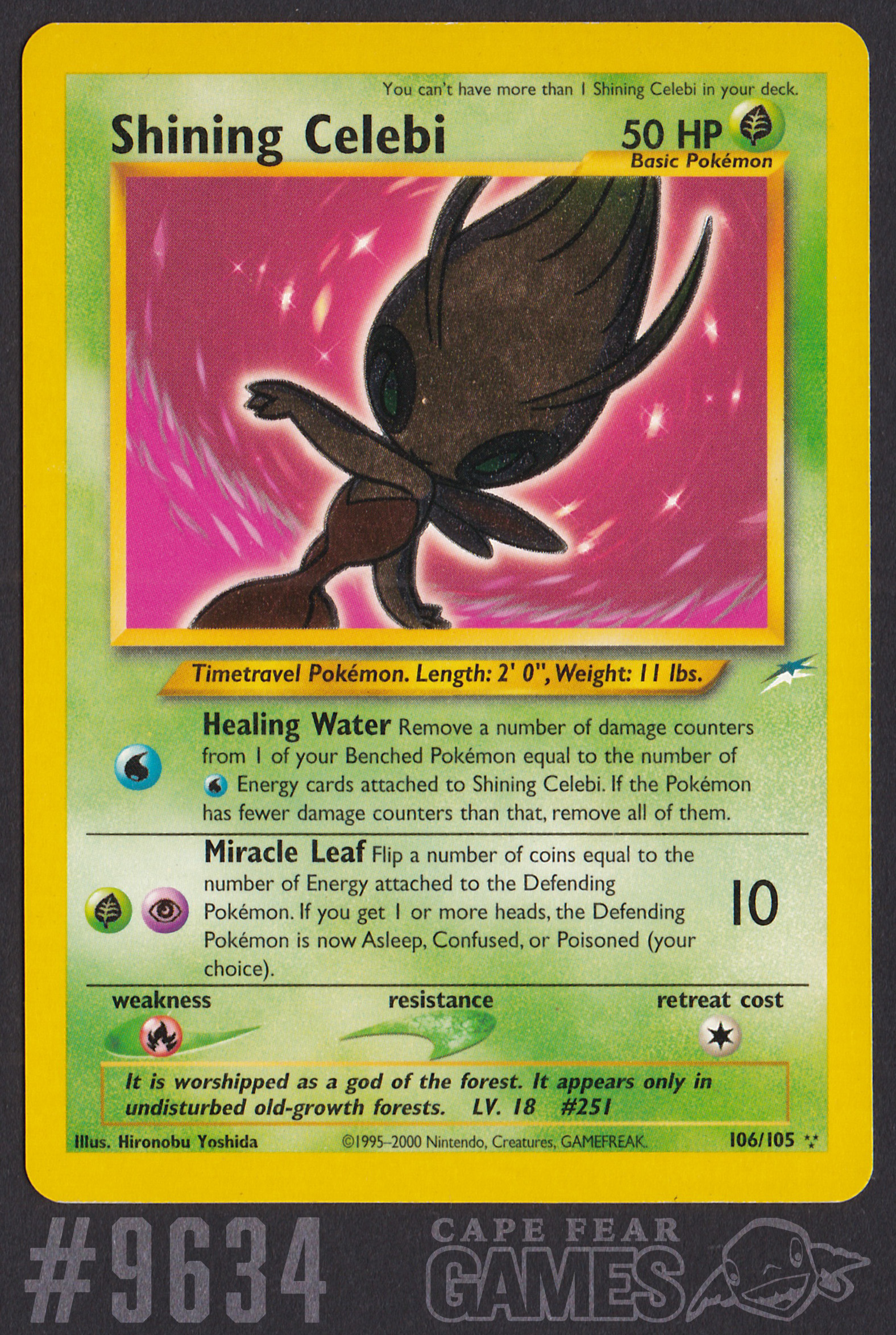 Shining Celebi - 106/105 - Unlimited - #9634