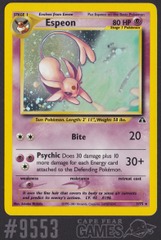 Espeon - 1/75 - Holo Rare - Unlimited - #9553