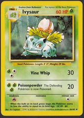 Ivysaur - 30/102 - Uncommon - Uk 4th Print 1999-2000