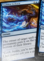Sudden Setback (b) - (black bottle) - Foil
