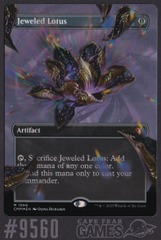 Jeweled Lotus - Textured Foil - Borderless - #9560