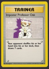 Imposter Professor Oak - 73/102 - Rare - Uk 4th Print 1999-2000